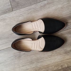 Adrienne Vittadini Latka Black Flats 6.5